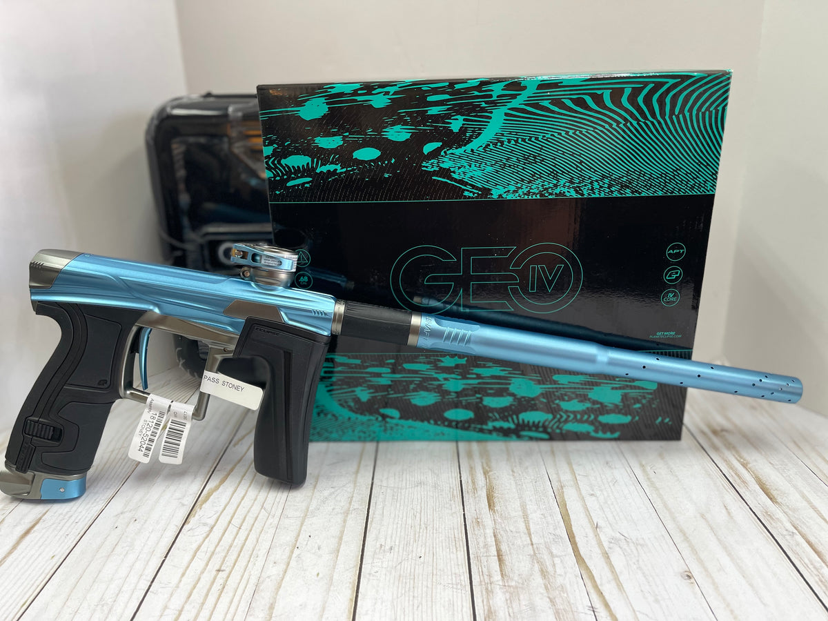 PE Geo IVElectric Blue/Medium Grey Paintball Fit TX